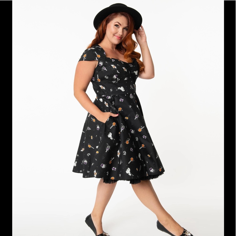 Hell Bunny Trick or Treat Dress 3X NWT